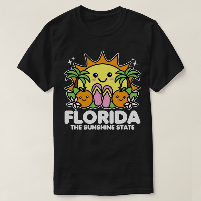 Florida Sunshine State T Shirt (Design framsida)