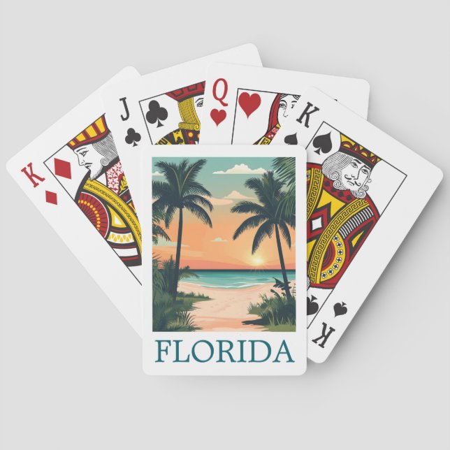 Florida Sunshine State – Tropisk Strandparadis Casinokort (Baksidan)