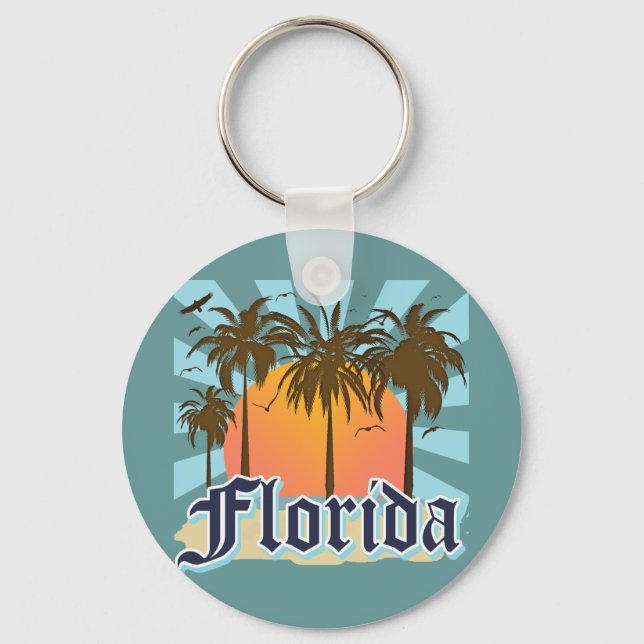 Florida Sunshine State USA Nyckelring (Framsida)