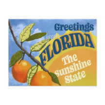 Florida Sunshine vykort