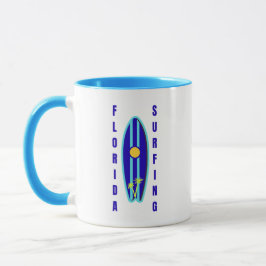 Florida Surfing Coffee Mugg