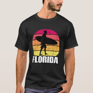 Florida Surfing T Shirt Florida Surfer Surfa Tee
