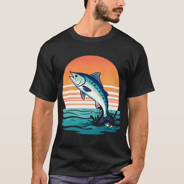Florida Tarpon SolnedgångsÄventyr T Shirt (Framsida)