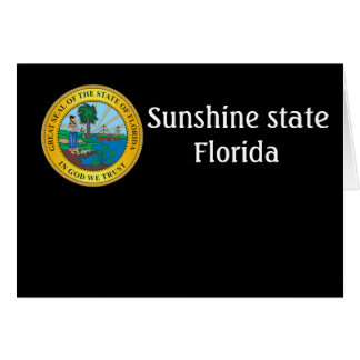 Florida-tecken Hälsningskort