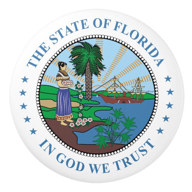 Florida-tecken Knopp (Framsidan)