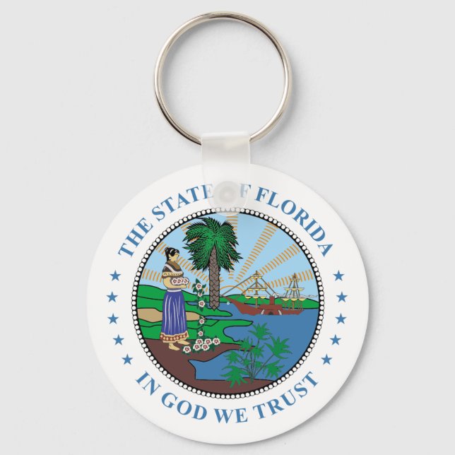 Florida-tecken Nyckelring (Framsida)