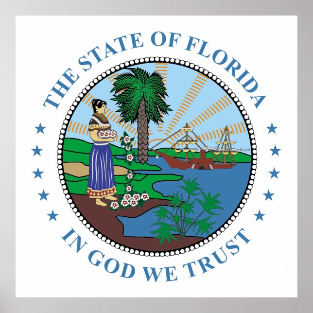Florida-tecken Poster (Framsidan)