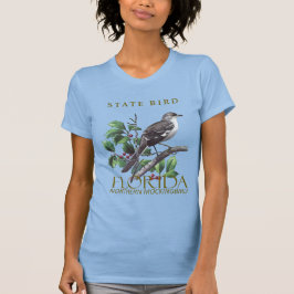 Florida Territory Northern Mockingbird Design T Shirt