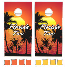 Florida Theter Cornhole Set