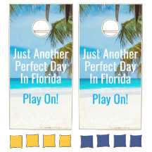 Florida Theter Cornhole Set