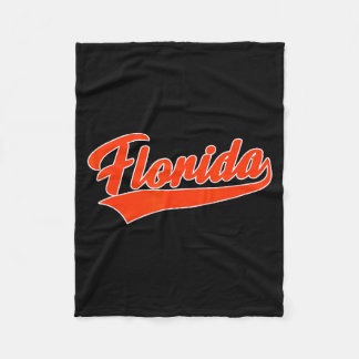 Florida - Tillbakablickande design - Klassisk Fleecefilt