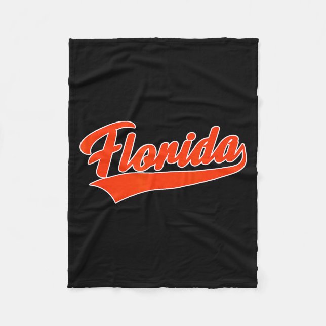 Florida - Tillbakablickande design - Klassisk Fleecefilt (Framsidan)