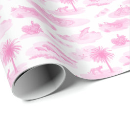 Florida Toile (Pink) Presentpapper