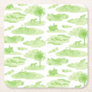 Florida Toile Underlägg (Lime Green)