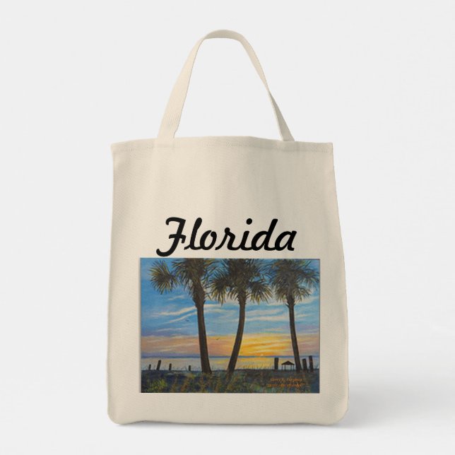"FLORIDA TOTE" TYGKASSE (Baksida)