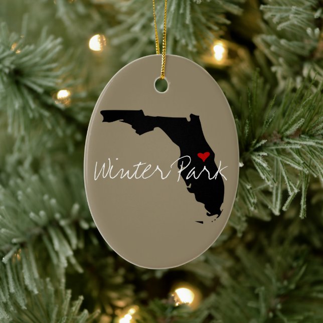 Florida Town For Lori Julgransprydnad Keramik (Träd)