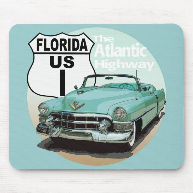 Florida US Route 1 - Atlantmotorvägen Musmatta (Framsidan)