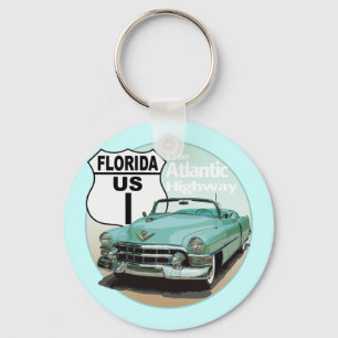 Florida US Route 1 - Atlantmotorvägen Nyckelring