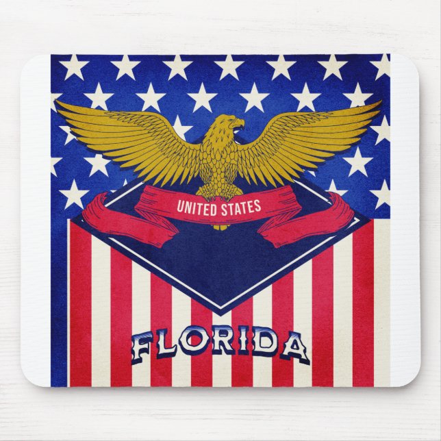 Florida USA flagga Musmatta (Framsidan)