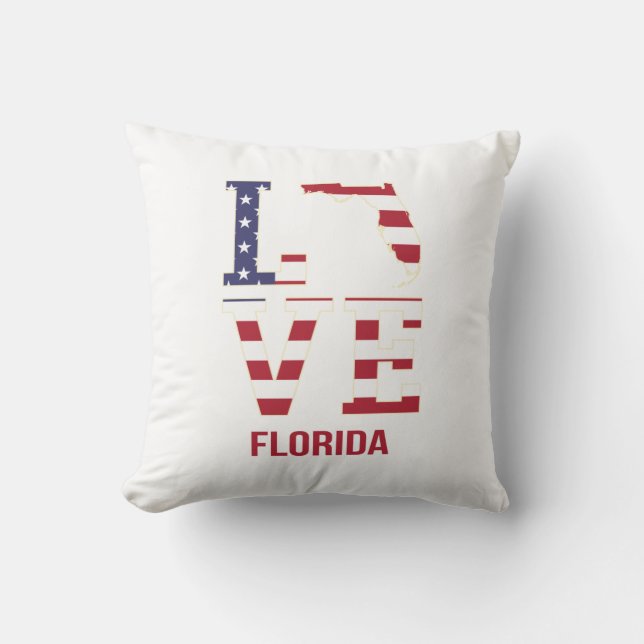 Florida, USA, Kärlek Kudde (Framsida)