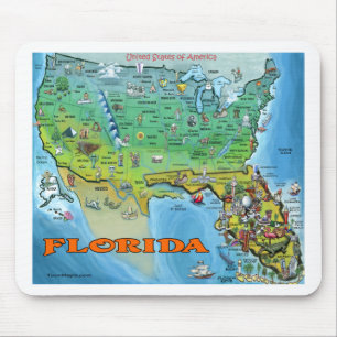 Florida USA karta Musmatta