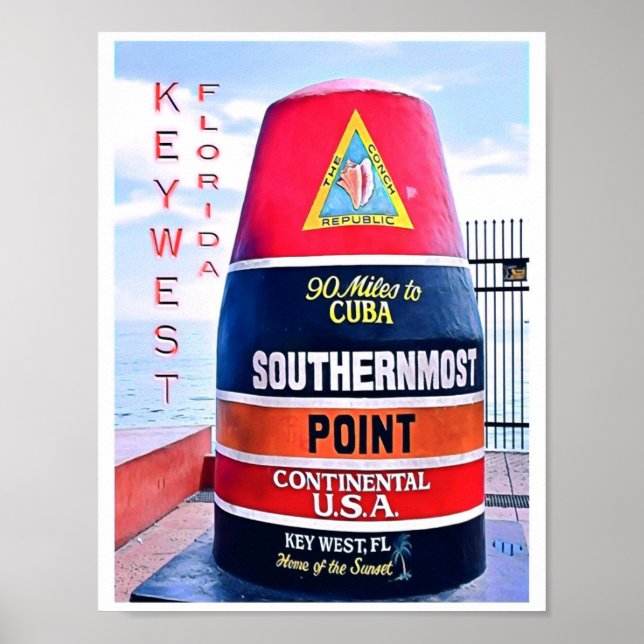 Florida - Usa - Mosaic - Poster (Framsidan)