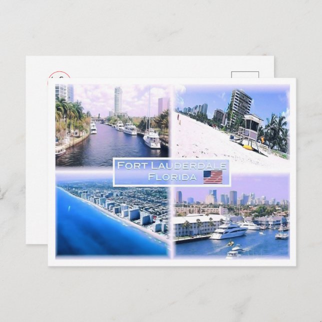 Florida - Usa - Mosaic - Vykort (Fram/baksida)