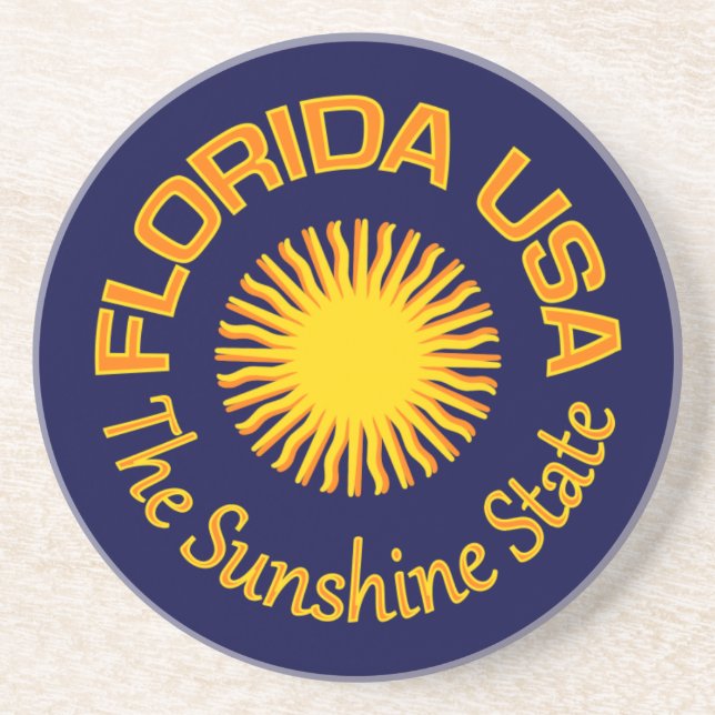 Florida USA underlägg Sandsten (Framsidan)