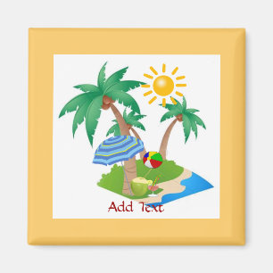 Florida Vacation-kylskåpsmall Magnet