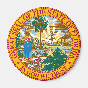Florida Vapensköld Magnet