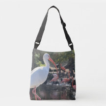 Florida Våtmarker Ibis och Flamingos Handväskor
