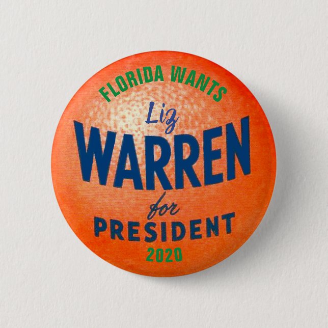Florida vill ha Liz Warren 2020 Knapp (Framsida)