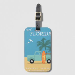 Florida Vintage resor Bagagebricka