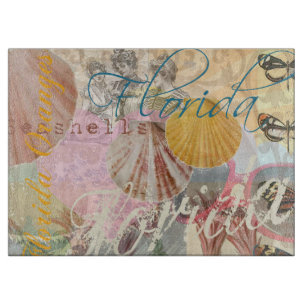 Florida Vintage resor Beach Seashell Snäcka Art