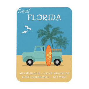 Florida Vintage resor Magnet