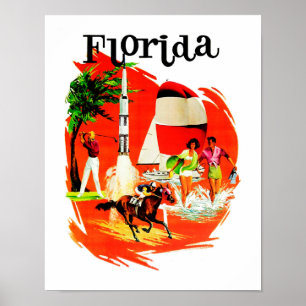 Florida Vintage resor Poster