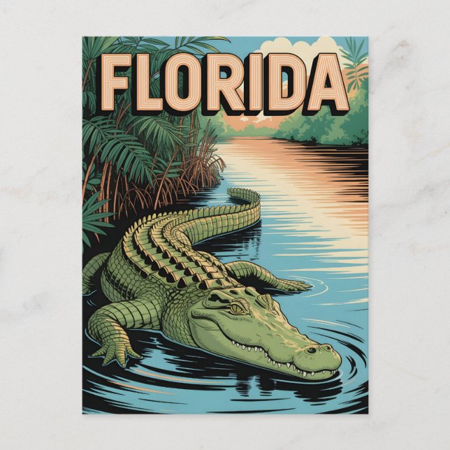 Florida vintage vykort (Framsida)