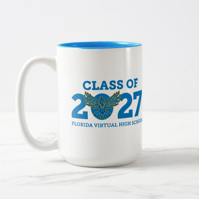 Florida Virtual HS Klass 2027 Två-Tonad Mugg (Vänster)