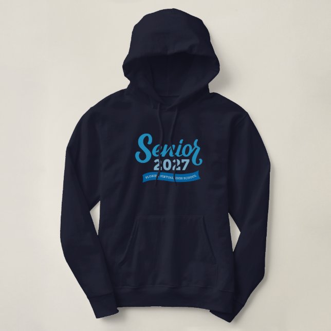 Florida Virtual HS, Senior 2027 Damtröja T Shirt (Design framsida)