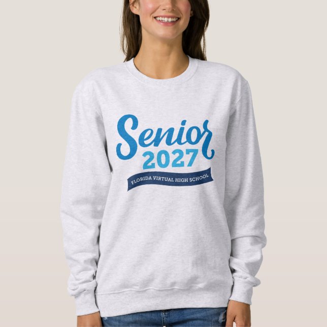 Florida Virtual HS Senior 2027 Kvinnor T Shirt (Framsida)