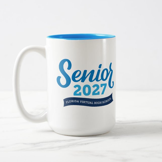 Florida Virtual HS Senior 2027 Två-Tonad Mugg (Vänster)