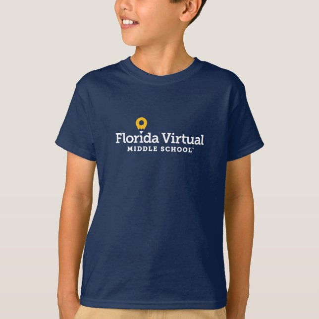 Florida Virtual Middle School, ungdom T Shirt (Framsida)