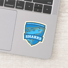 Florida Virtuell Elementary School Sharks Sticker Klistermärken