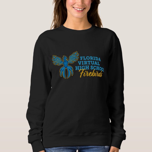 Florida Virtuell High School Firebird, Black T Shirt (Framsida)