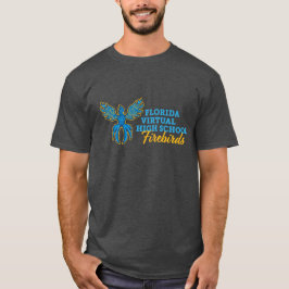 Florida Virtuell High School Firebird, Mörk Grått T Shirt