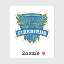 Florida Virtuell High School Firebird Sticker Klistermärken