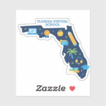 Florida Virtuell School - delstaten Florida Sticke