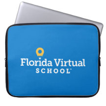 Florida Virtuell School Laptop sleeve, Royal