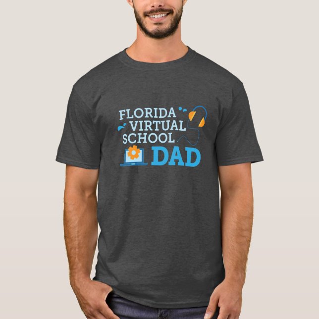 Florida Virtuell School Pappa T-Shirt (Grått) (Framsida)