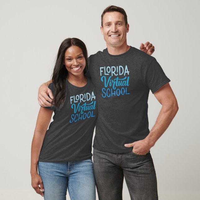 Florida Virtuell School T-Shirt (Charcol Grått) (Unisex)